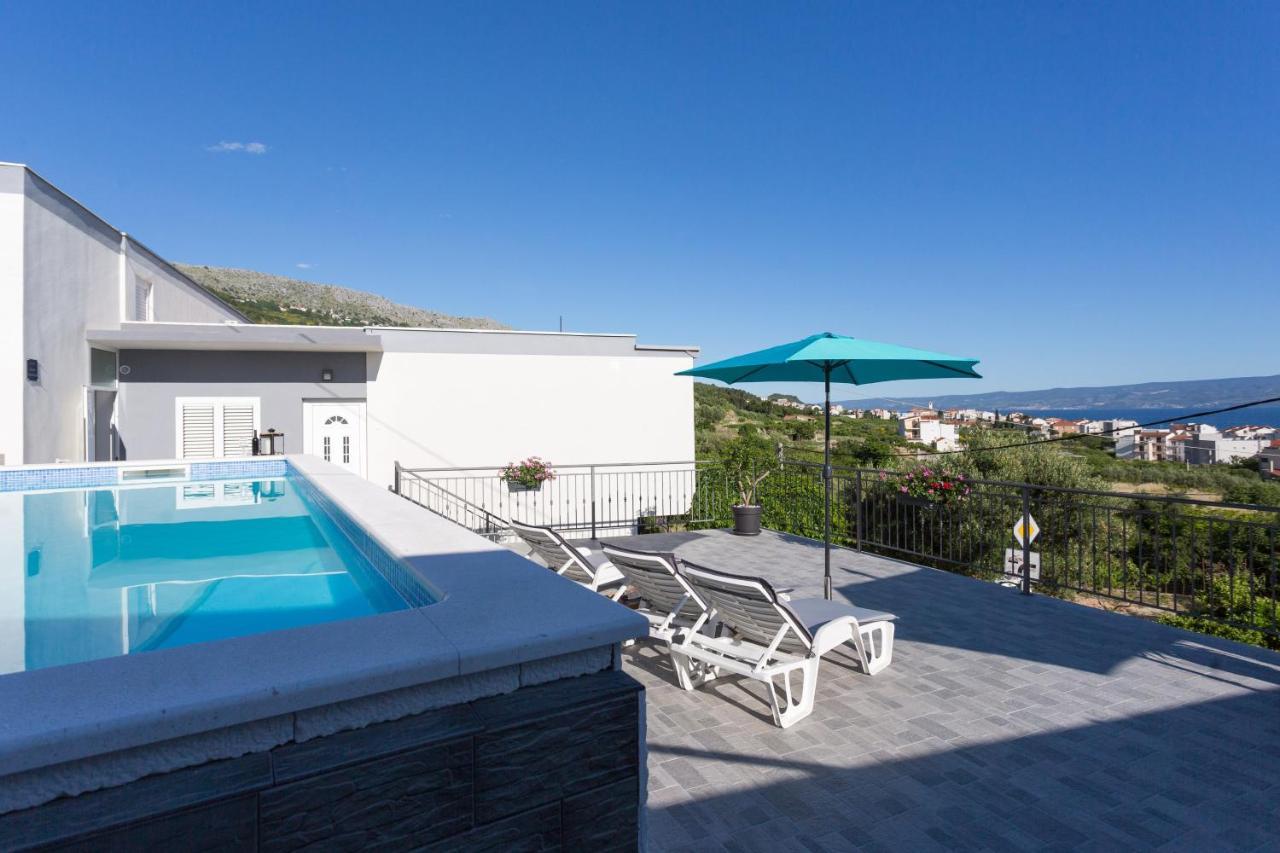 Apartments Lidija - Sea View Apartment With Exclusive Right Of Using Hot Tub Or Split Level Apartment With Exclusive Right Of Using Pool Подстрана Екстер'єр фото